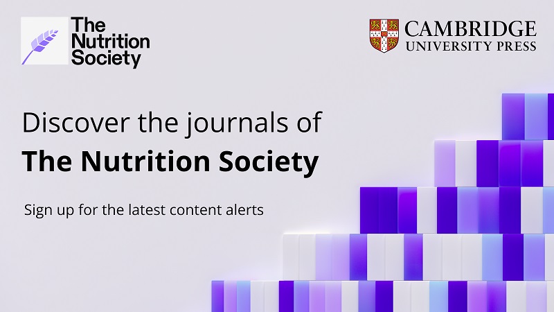 Discover the journals of The Nutrition Society
