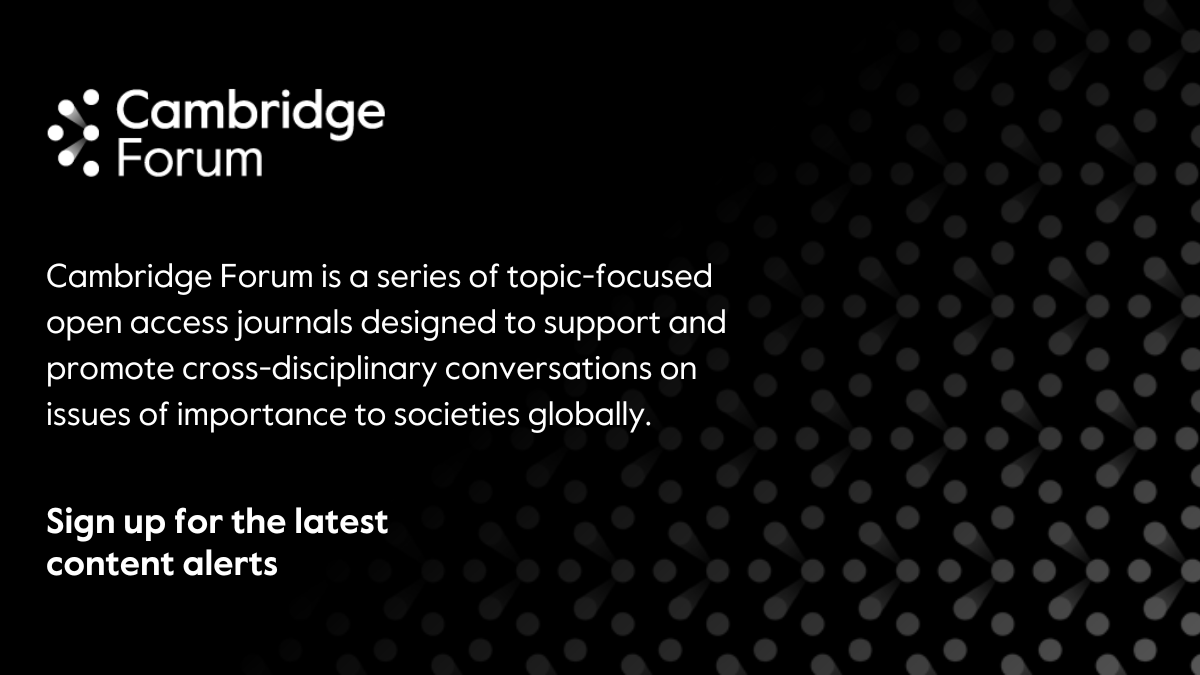 Cambridge Forum - Sign Up For Alerts